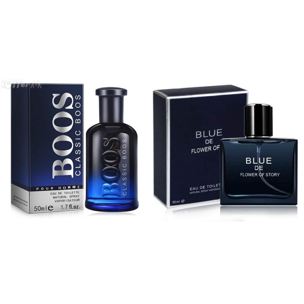 [Hot] Combo 2 chai nước hoa nam cao cấp khẳng định đẳng cấp phái mạnh ( Blue de Flower + Classic Boos Đen )