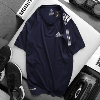 áo thun thể thao nam cổ tròn 👍 [ XẢ KHO FREESHIP ] 💪 phong cách thể thao mạnh mẽ co giãn thoải mái thấm hút mồ hôi