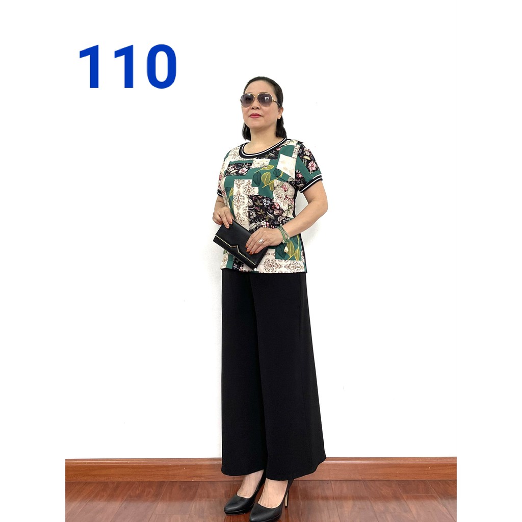[Xả Hàng] Áo trung niên - Chất liệu lụa min ( mặt sau cotton) cao cấp dành cho phụ nữ tuổi trung niên 2021 - Laddy Store