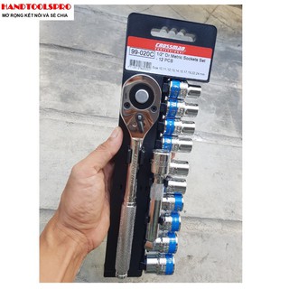 Bộ típ 10-24mm 1/2 inch 12 cái Crossman 99-020C