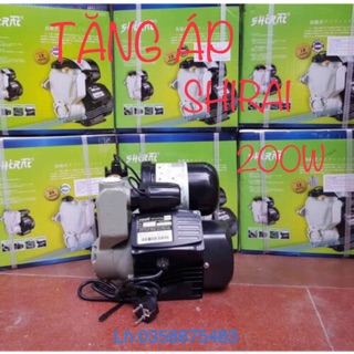 Máy bơm tăng áp shirai 200a