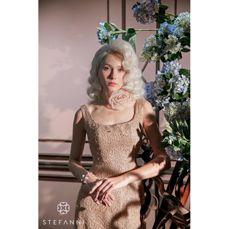 Vòng cổ hoa voan stefanni cover