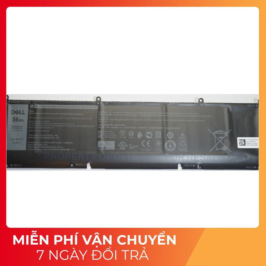 ⚡️Pin laptop Dell XPS 15 9500,XPS 15-9500-R1945TS, XPS 15-9500-R1845TS, XPS 15-9500-R1505S 8FCTC 56W