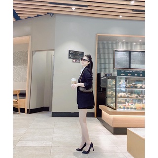 ÁO BLAZER ĐEN BOHEE A195