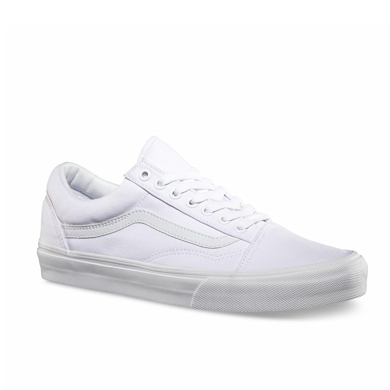 Giày Sneaker Unisex Vans Old Skool All White - VN000D3HW00