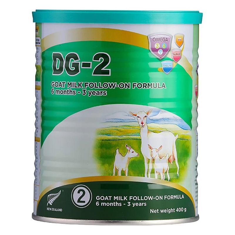 Sữa dê công thức DG-2 400g (6 - 36 tháng) hạn 12/2021