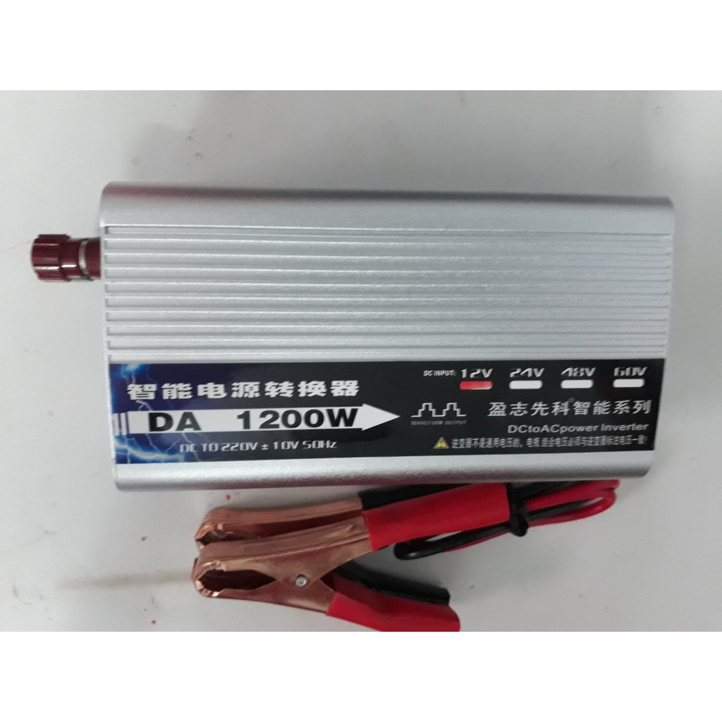 Bộ kich điện 12v lên 220v 1200w - Máy kich điện 1200W 12VDC