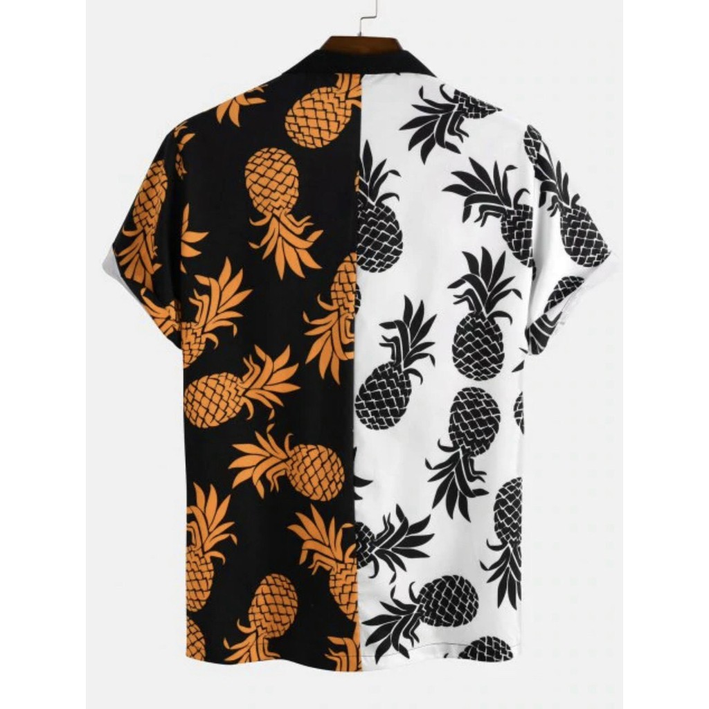 Áo sơ mi nam hot trend mùa hè họa tiết quả dứa 2021 (Ảnh thật) | BigBuy360 - bigbuy360.vn