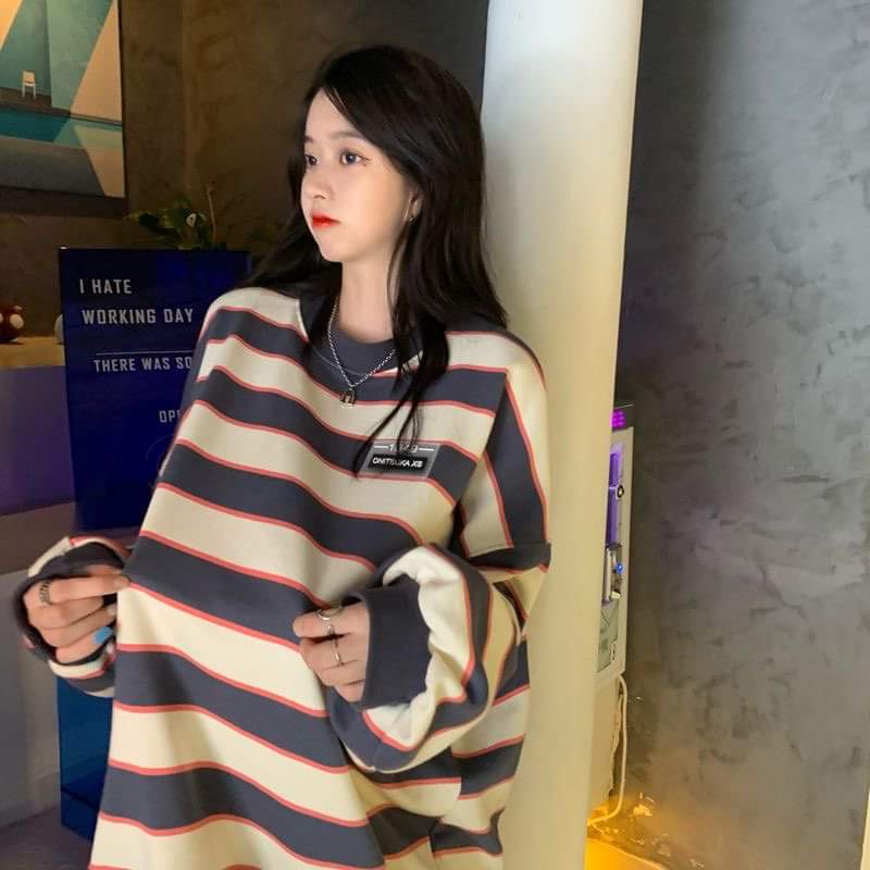 Áo sweater nỉ KOMBOH dáng rộng unisex phong cách Ulzzang Hàn Quốc cho nam nữ KẺ NGANG  K09 | BigBuy360 - bigbuy360.vn