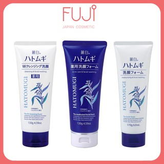 Sữa Rửa Mặt Hatomugi Chiết Xuất Ý Dĩ Dưỡng Ẩm, Trắng Da & Ngừa Mụn Hàng Nội Địa Nhật Bản (130g,170g)