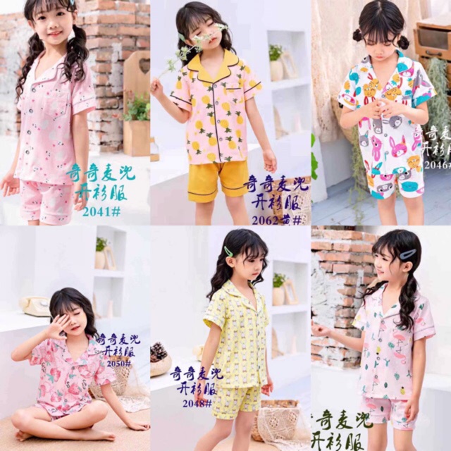 1032-Bộ pijama hè bé gái