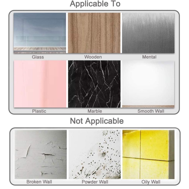 Bộ 60 Miếng Dán Hai Mặt Tự Dính Chống Thấm Nước Dùng Trang Trí Nhà Cửa