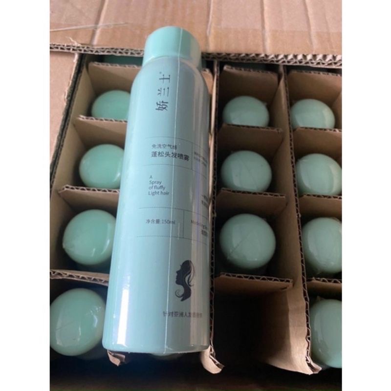 Xịt Gội Khô Tạo Phồng Chai Xanh 150ml Hot Tiktok Nội Địa