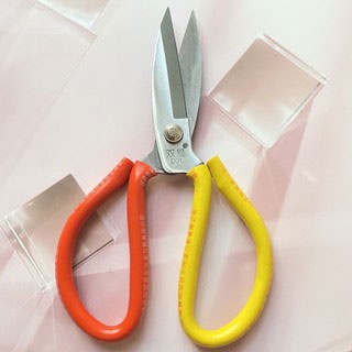 Kéo Đa Năng Cán Bọc Cao Su YUSHAN 2 Màu Đỏ Vàng Cao Cấp