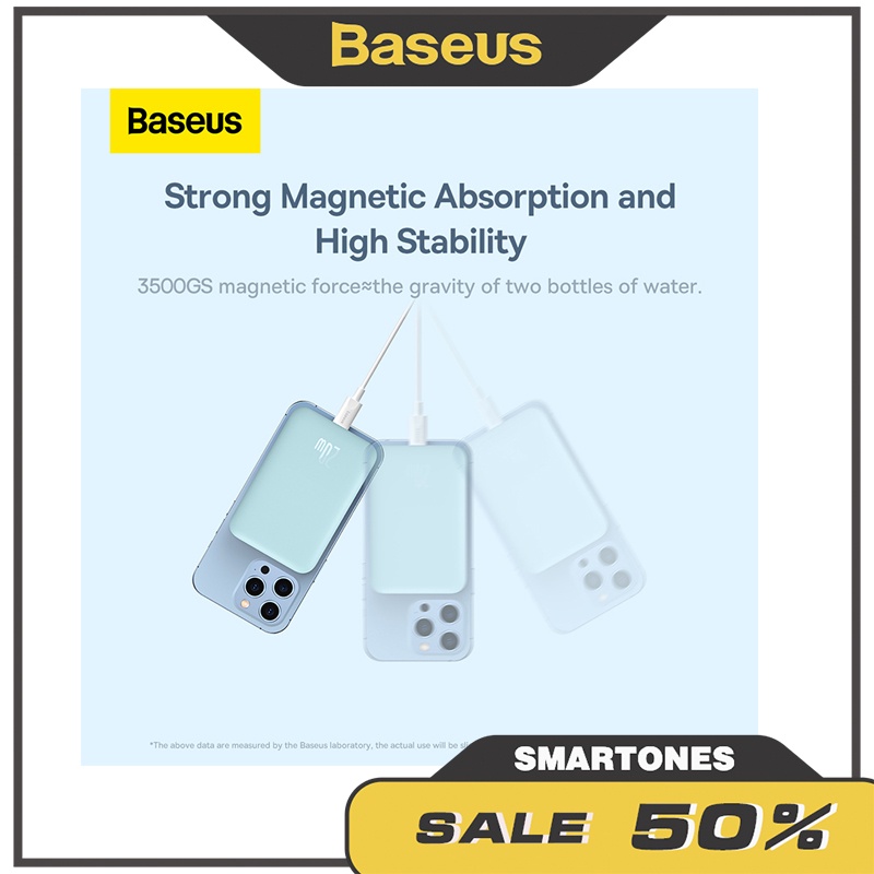 Sạc Dự Phòng Baseus Magnetic Mini 6000mAh /10000mAh sạc không dây 15W  Cho iP 14 13 12 Series