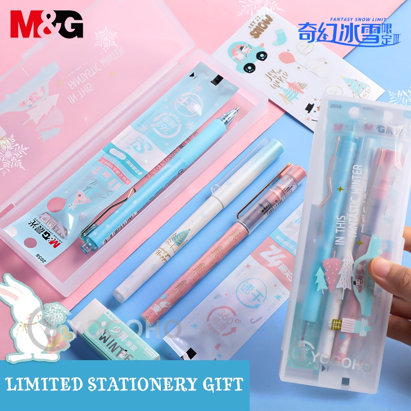 Bộ 8 Bút Mực Gel Thiết Kế Dễ Thương Cho Học Sinh