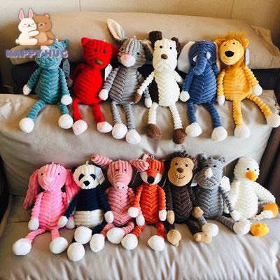 Móc khóa thú bông hàng cao cấp hình con vật dễ thương size 19cm, móc treo túi xách, balo - Happy Hug