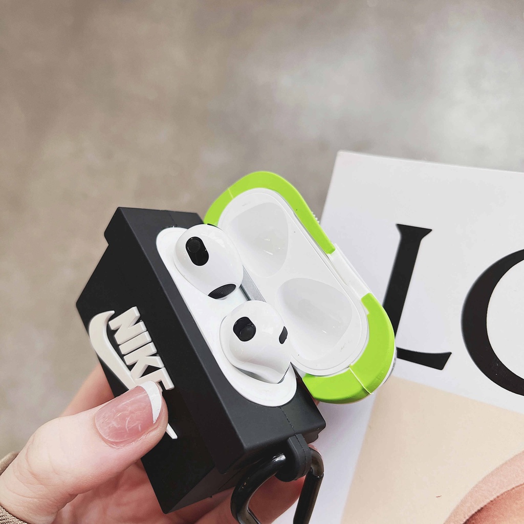 Vỏ Bảo Vệ Hộp Sạc Tai Nghe AirPods3 Airpods 3 Pro 2Gen Họa Tiết Vỏ Bảo Vệ Kiểu Giày Mới 2021 Ốp