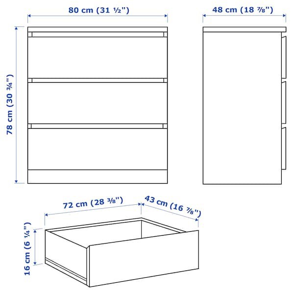 Tủ đựng đồ MDF 3 tầng cao cấp, kiểu dáng từ IKEA | BigBuy360 - bigbuy360.vn