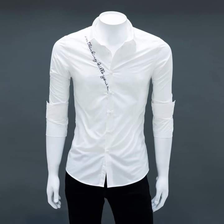 Áo Sơ Mi nam cao cấp chất lụa kate sang trọng hiện đại hàng hiếm