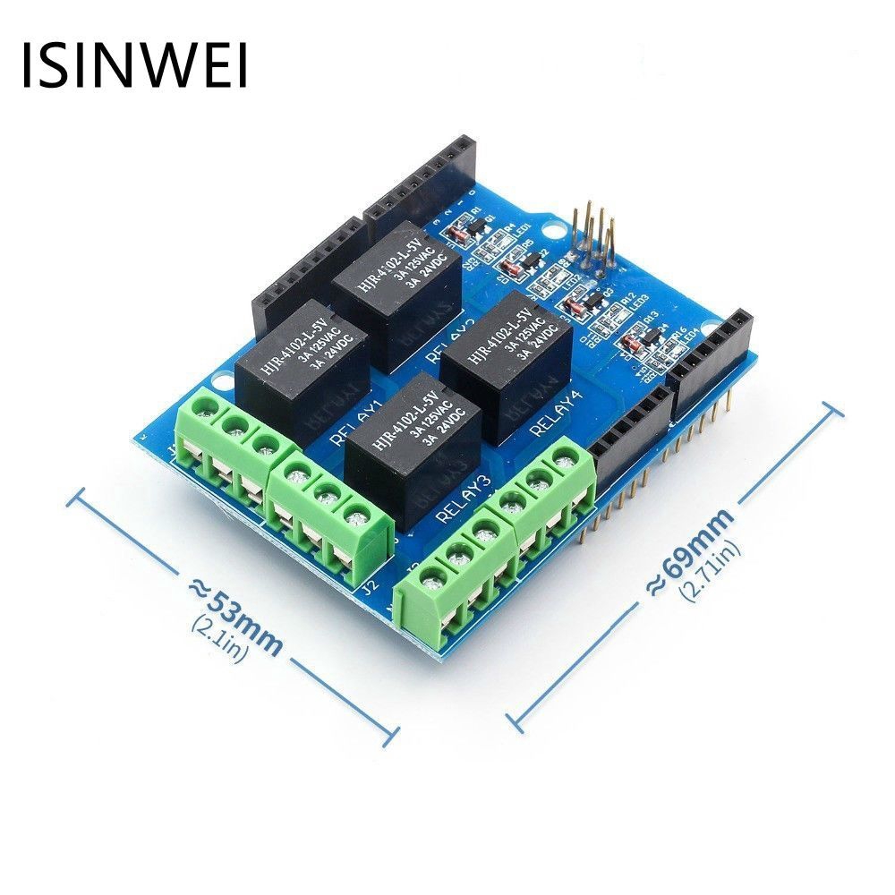 Bảng Mạch Rơ Le 4 Kênh 5v