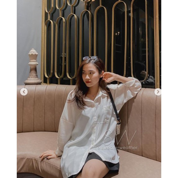 [Mã WASKT304 giảm 15% tối đa 30K đơn 99K] Sơ mi trơn lụa dày oversize TSW (Ảnh thật) | BigBuy360 - bigbuy360.vn