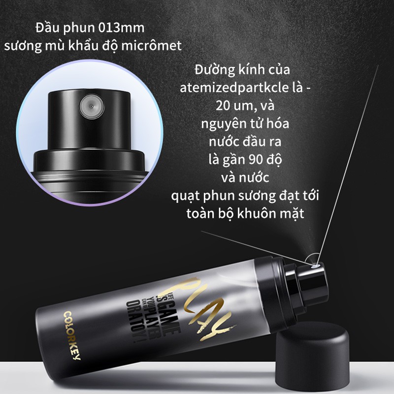 Colorkey Makeup Setting Spray Dual Finish Oil Control Long Lasting Moisture Cosmetic 50ml | BigBuy360 - bigbuy360.vn