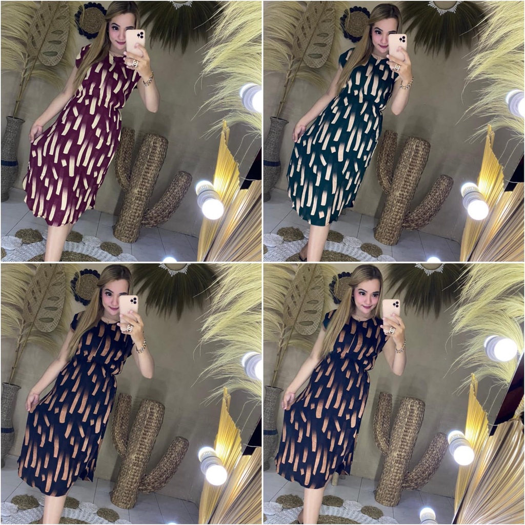 Đầm Dây Rút Bằng Chất Liệu Nhà Kính Dành Cho Nữ Tuổi Teen Negligee Manohara Motif