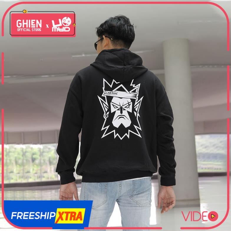 HOT- Áo Hoodie Biker King Drag v.3 Phối Đỏ Racing Boy