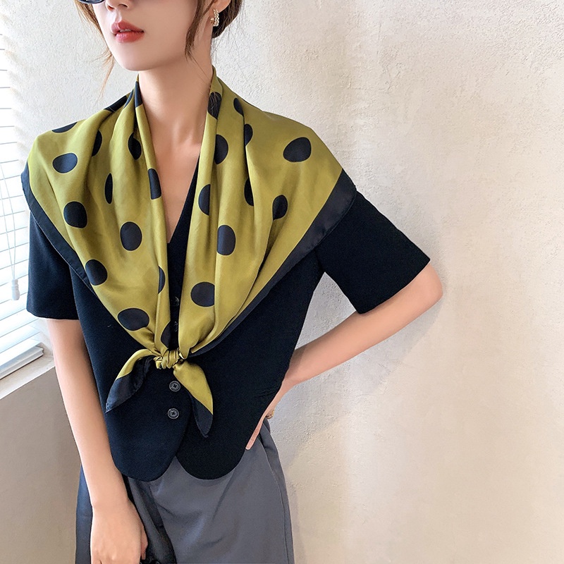 Khăn Quàng Cổ Chống Nắng Thoáng Khí In Họa Tiết Thời Trang 90cm (35.4inch) Cho Phụ Nữ Hồi Giáo WJ1006-102