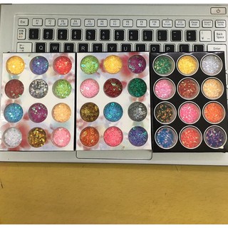 Set trang trí nail hình sao, tim, hạt gạo, set sợi nail