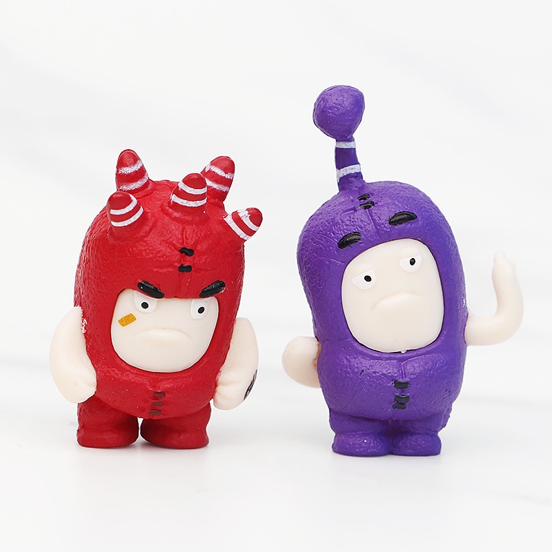 Set 7 Mô Hình Mô Phỏng Nhân Vật Oddbods Hoạt Hình Bằng PVC