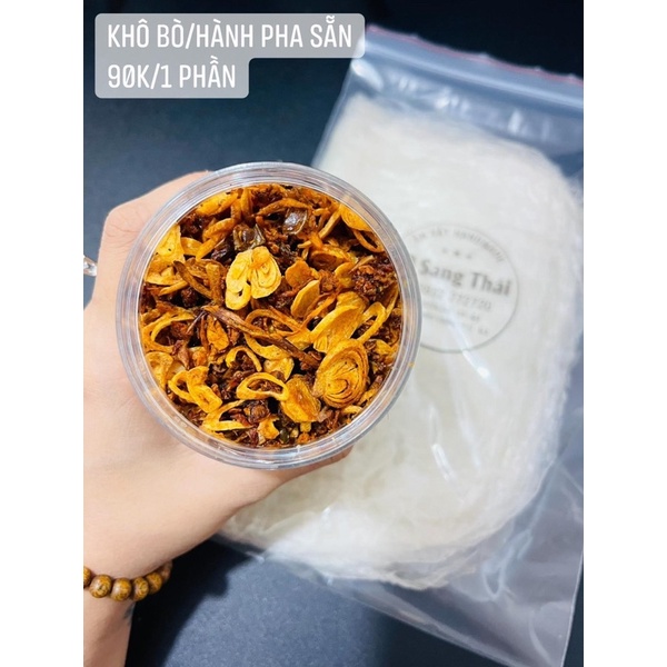 COMBO 3 SET KHÔ BÒ MUỐI PHA SẴN