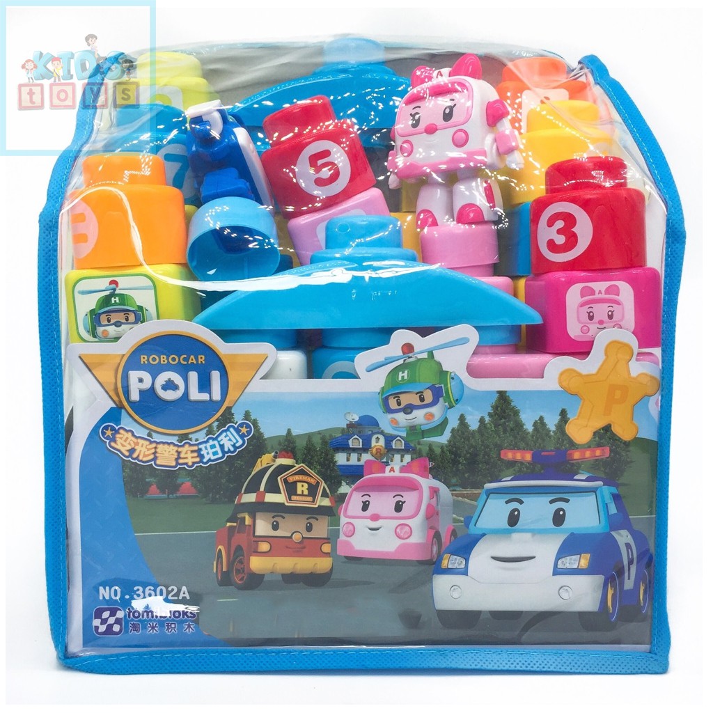 Đồ chơi xếp hình Robocar mẫu robot các bé yêu thích