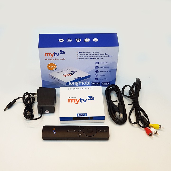 Mytv Net 1 Chip S905X3 Ram4GB/32GB TV Box Xem Truyền Hình Ổn Định