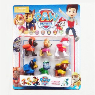 6Ps Of Set Paw Patrol Toys Action Figures Plastic Puppy Patrol Dog