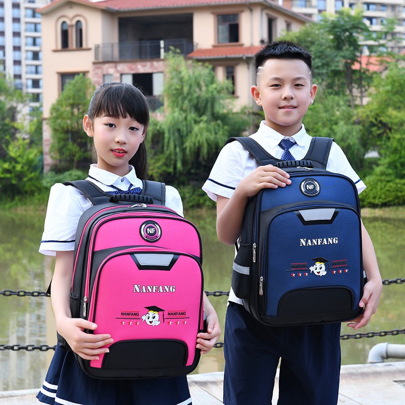 Balo học sinh chống gù dạ quang chính hãng nhiều màu cho bé trai và bé gái