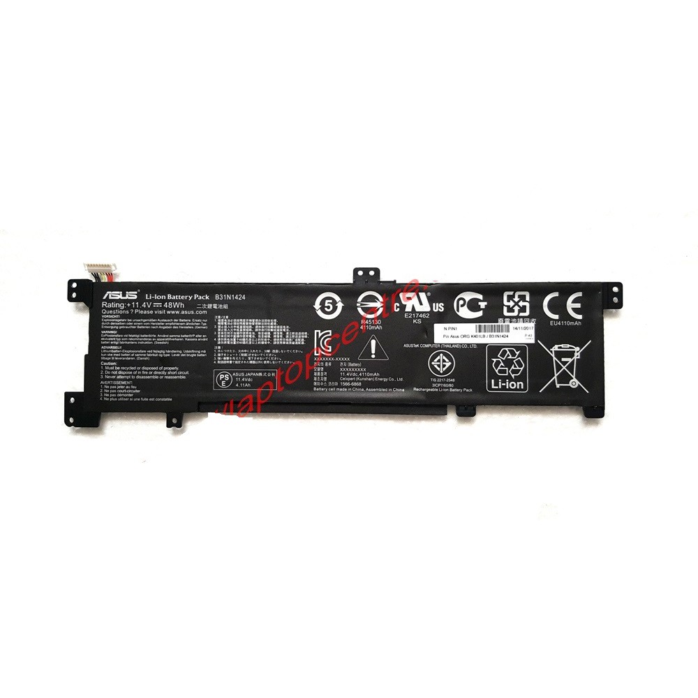 ⚡️Pin laptop Asus K401L K401U K401LB K401UB K401 B31N1424