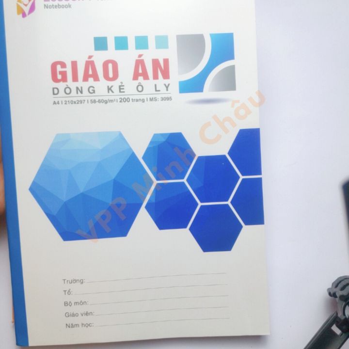 Giáo Án A4 Kẻ Ngang/Ô Ly Hải Tiến 200 Trang Giấy Trắng Chất Lượng Cao