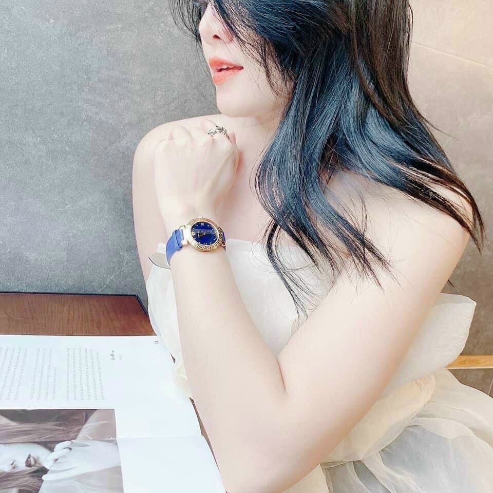 [Full Box] Đồng hồ Versace Daphnis Blue nữ cao cấp -Máy quazt-  36mm- Bảo hành 24 tháng | BigBuy360 - bigbuy360.vn