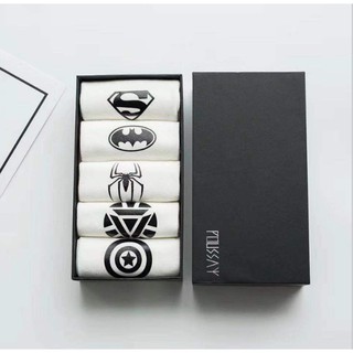Combo vớ - 5 đôi tất vớ cổ thấp Marvel Unisex