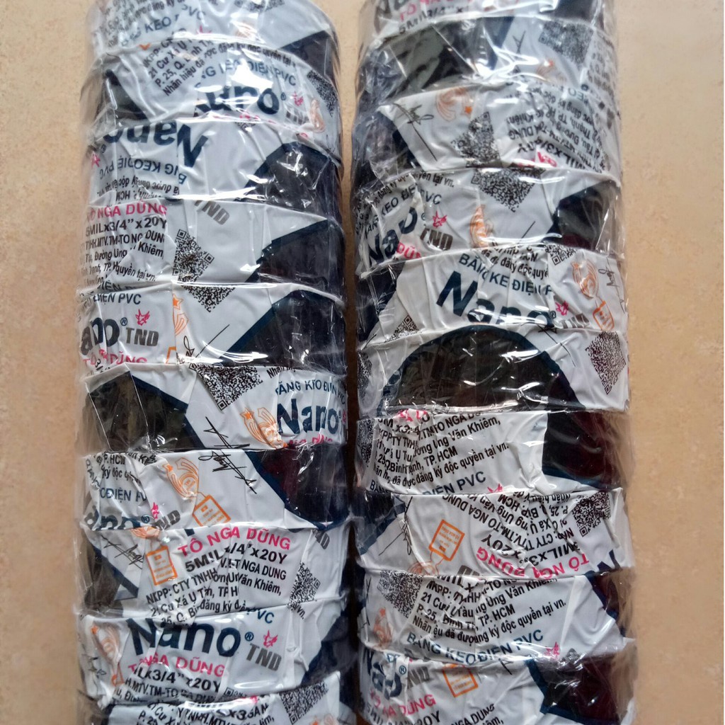 Băng Keo Điện Nano Tô Nga Dũng 20Y