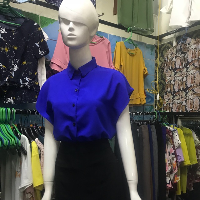 Sơ mi cổ Đức cách điệu