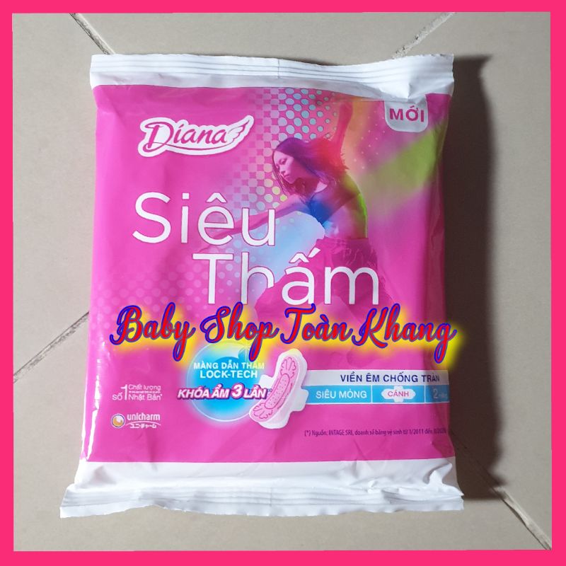 💥GÓI 2 MIẾNG BVS DIANA TIỆN LỢI MANG DU LỊCH