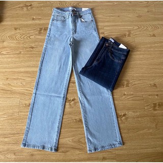 QUẦN JEANS NỮ ỐNG XUÔNG HAI MÀU ĐẬM NHẠT -C-A .