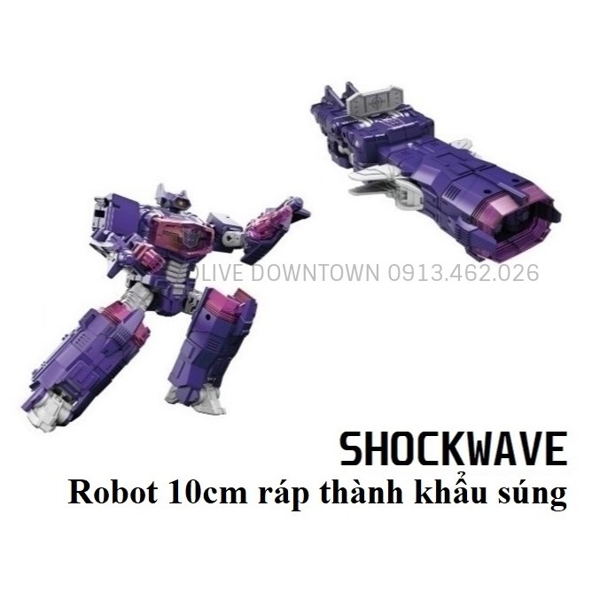 🔸️ Robot 10cm SHOCKWAVE -  Transformers Combiner Wars (New Without Box)