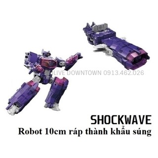 🔸️ Robot 10cm SHOCKWAVE -  Transformers Combiner Wars (New Without Box)