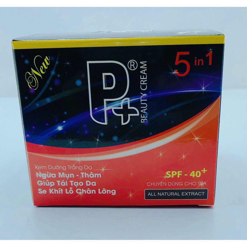 Kem Dưỡng Trắng Da Ngừa Mụn Thâm Se khít lổ chân lông P+ 15g