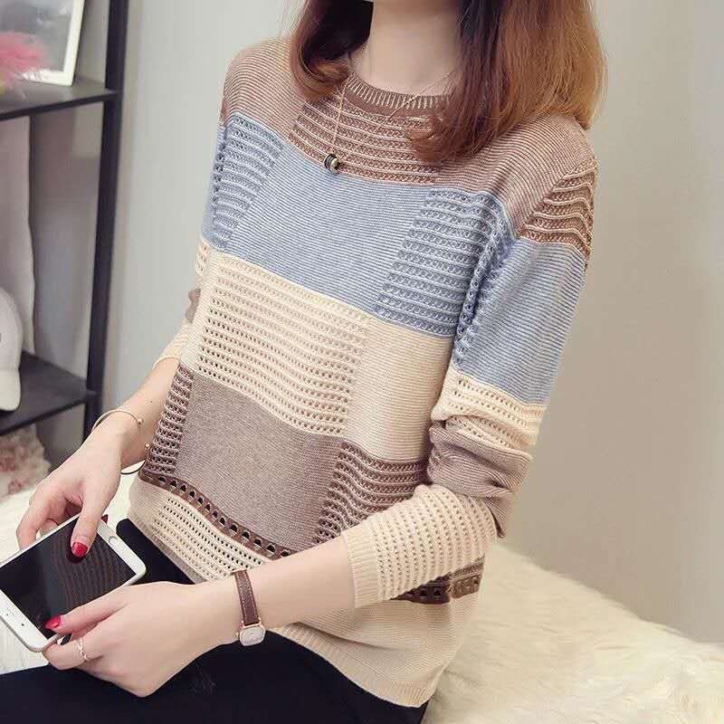 Áo Sweater Dáng Rộng Thời Trang Xuân Thu Hàn Quốc Dành Cho Nữ | BigBuy360 - bigbuy360.vn