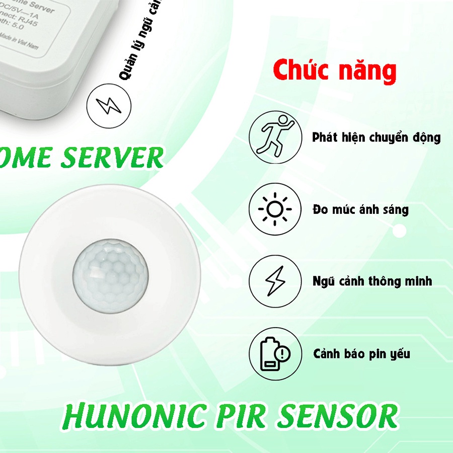 Bộ Cảm Biến Chuyển Động Hunonic Pir Sensor